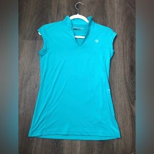 Ariat XS Blue Sleeveless Shirt